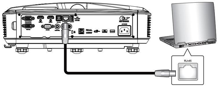 OPTOMA ZU500USTe - LAN RJ45 - 1