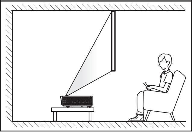 OPTOMA ZU500USTe - Instalace projektoru - 3