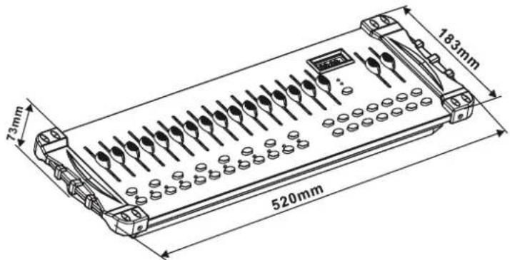 73mm 520mm 183mm