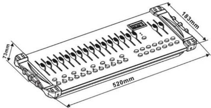 73mm 520mm 183mm