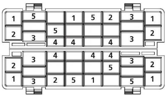 1 5 2 3 2 5 3 4 4 3 4 4 3 5 1 3 2 5 1 5 1