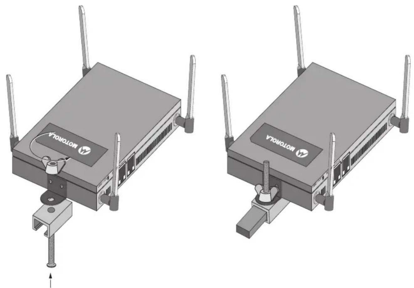 ZEBRA AP-0622 - Suspended Ceiling T-Bar Mount Procedure - Using Ceiling Mount Hardware - 1