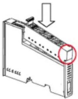 Moxa NA-4010 - Installing the RTB on the I/O module - 1