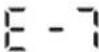 Equator ED 870 - Error Codes - 4