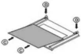Meireles MFG 2604 N - Cleaning the oven door - 5