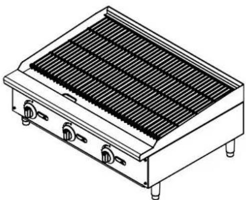 Atosa ATCB-48 - 4.1、Outline Dimensions(in) ^* - 8