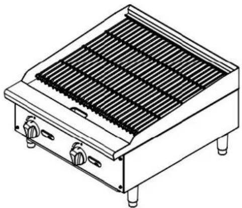 Atosa ATCB-48 - 4.1、Outline Dimensions(in) ^* - 4