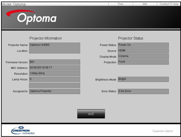 OPTOMA ZU506 - UTILISER LE PROJECTEUR - 1
