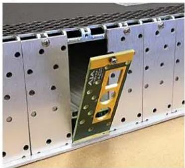 AJA FIDO-R-MM - Rear OG-FiDO-Series Card Installation - 1