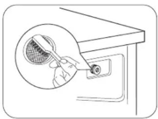 OMEGA OFLW900AM - Cleaning the Inlet Filter - 4