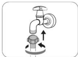 OMEGA OFLW900AM - Connect the Water Supply Hose - 2