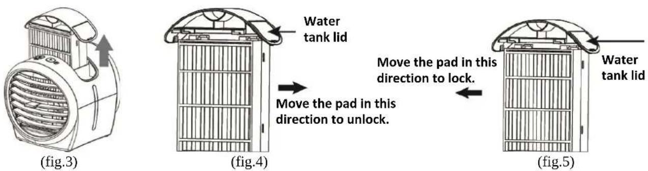 Emerio AC-212919.1 - Cleaning the water-cooling pad - 1
