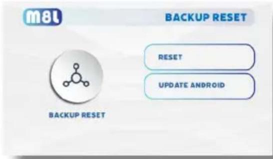 m8t BACKUP RESET RESET UPDATE ANDROID BACKUP RESET