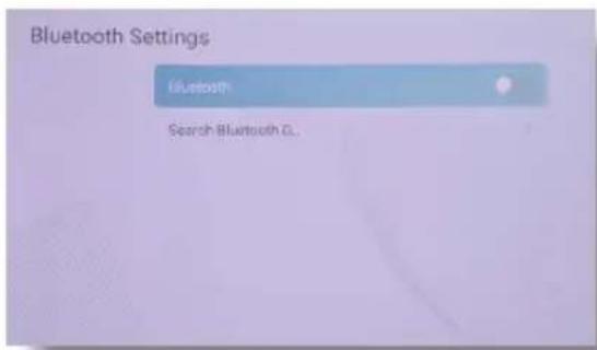 Bluetooth Settings Bluetooth Search Bluetooth C.