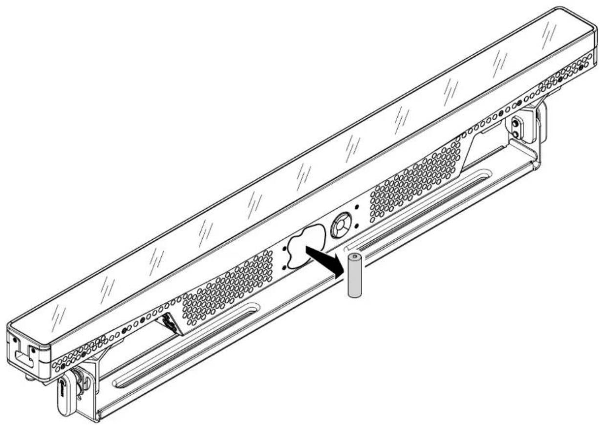 Claypaky Tambora Linear 100 - Battery removal - 1