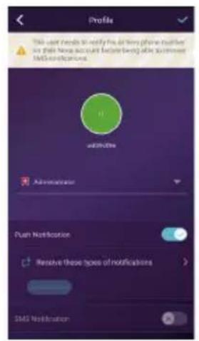 Profile This user needs to notify the Driven phone number on this new account before being able to comment SMS notifications. adirities Administrator Push Notification Receive these types of notifications SMS Notification