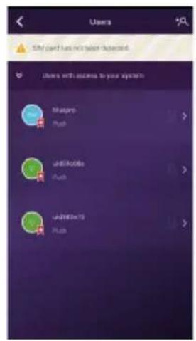 Users Site card has not been detected Users with access to your system Mappro Push udM1A0Be Push udM2BeTS Push