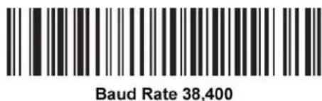 Baud Rate 38,400