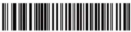 Black and white barcode image with vertical lines and a small number '1' at the top