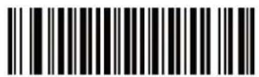Black and white barcode image with vertical lines and a central dot
