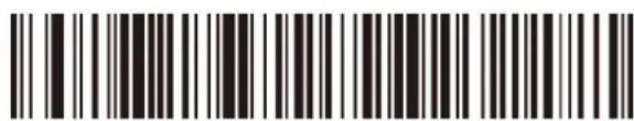 Barcode image with black and white vertical bars, no visible text or symbols beyond the pattern