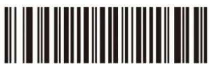 Black and white barcode image with vertical lines and a small number '1' at the bottom right.