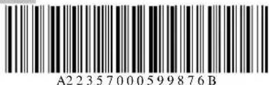 A22357000599876B