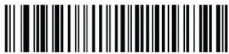 Black and white barcode image with vertical lines and dots, no readable text or symbols