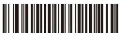 Black and white barcode image with vertical lines and a small number '1' at the bottom