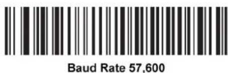 Baud Rate 57,600