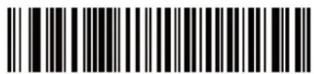Barcode image with black and white vertical bars, no visible text or symbols beyond the pattern