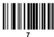 Unitech MS588 - Numeric Bar codes - 8