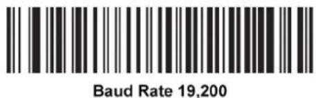 Baud Rate 19,200
