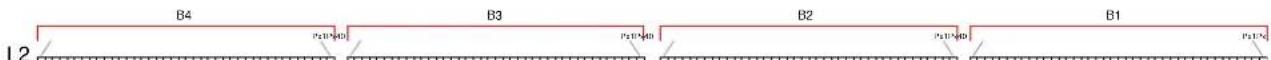 B4 P=1×(40) B3 P=1×(40) B2 P=1×(40) B1 P=1×