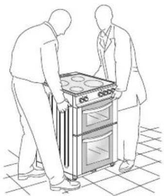Logik LTOC60W13 - Moving the Cooker - 2