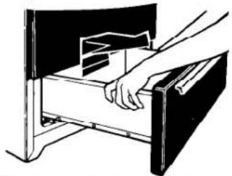 Roper SEC350XW0 - The storage drawer - 2