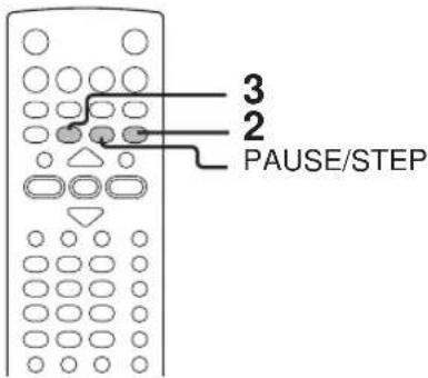 3 2 PAUSE/STEP