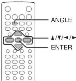 ANGLE ▲/▼/◄/► ENTER