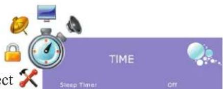 TIME Sleep Timer OFF