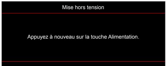 OPTOMA ZU507TST - Mise hors tension - 1