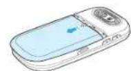 PANTECH Ease P2020 - Installing/removing SIM card and battery - 1