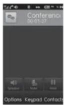 PANTECH Ease P2020 - Making a multi-party call - 3