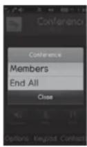 PANTECH Ease P2020 - Making a multi-party call - 4