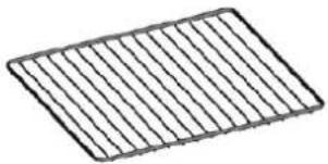 Simple line drawing of a rectangular grid pattern with vertical lines (no text or symbols)