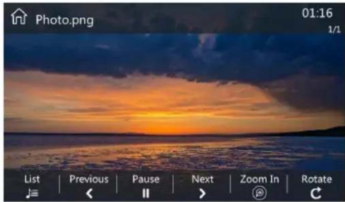 Photo.png 01:16 1/1 List | Previous | Pause | Next | Zoom In | Rotate