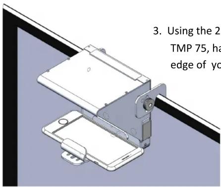 3. Using the 2 TMP 75, ha edge of yo