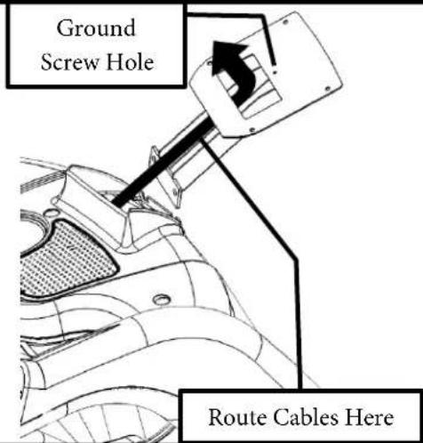 Ground Screw Hole Route Cables Here