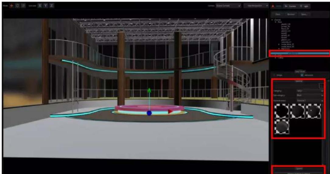 DataVideo TVS-2000A - How to change the position of an accessory object? - 3