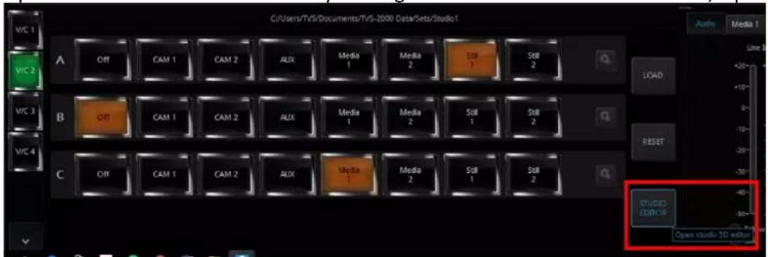 C:/Users/TVS/Documents/TVS-2000 Data/Sets/Studio1 A Off CAM 1 CAM 2 AUX Media 1 Media 2 Still 1 Still 2 B Off CAM 1 CAM 2 AUX Media 1 Media 2 Still 1 Still 2 C Off CAM 1 CAM 2 AUX Media 1 Media 2 Still 1 Still 2 STUDIO EDITOR Open studio 3D editor