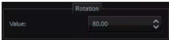 Rotation Value: 80.00